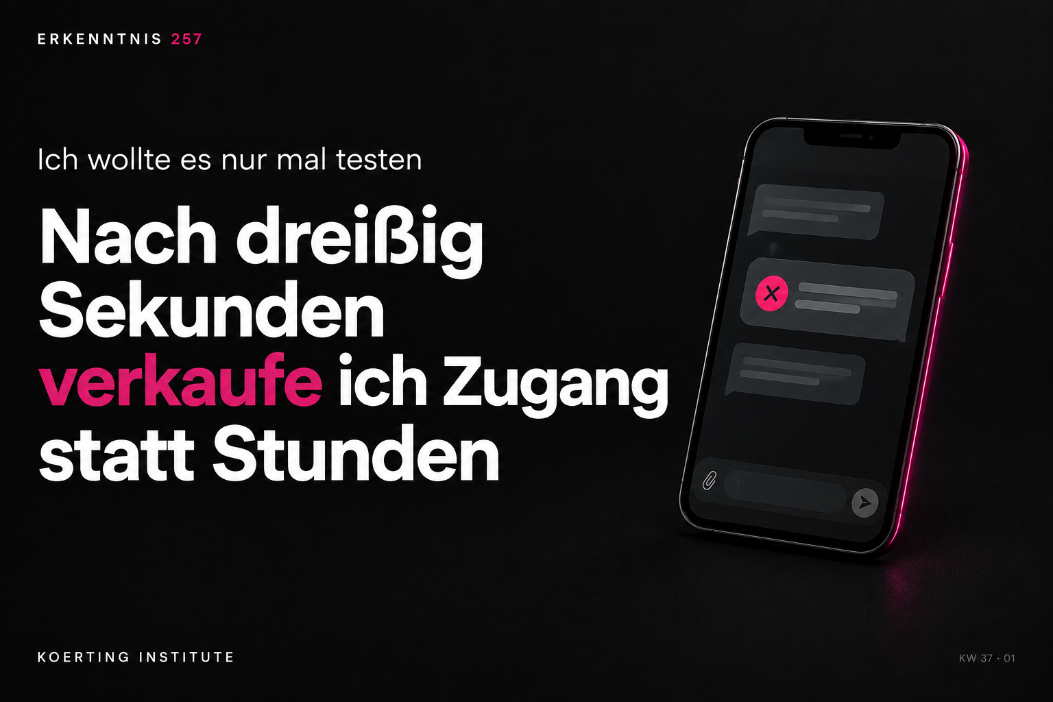 Ihr wollt nur noch Zugang zu meinem Klon haben