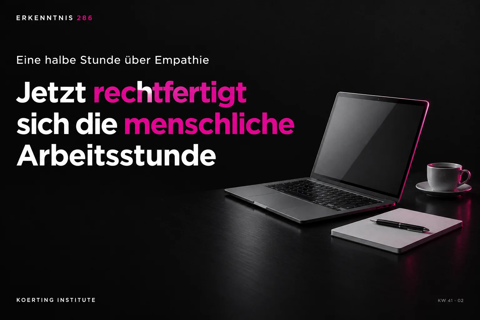 Wer rechtfertigt sich jetzt: das Modell oder der Mensch?