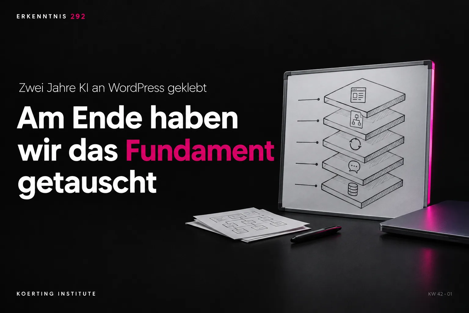„Wieso bin ich eigentlich in dieser Gedankenwelt unterwegs?“