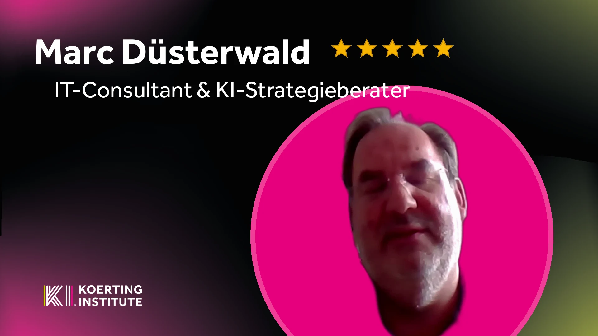 Marc Düsterwald — Erfolgsgeschichte