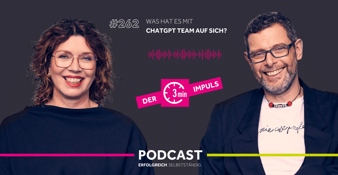 Folge 262: Was hat es mich chatGPT auf sich? (3min-Impuls)
