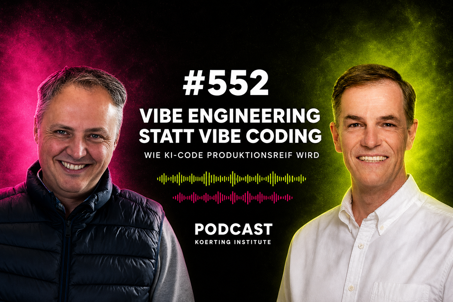 Folge 552: Vibe Engineering statt Vibe Coding: Mit Thomas Brunner und Axel Beckert