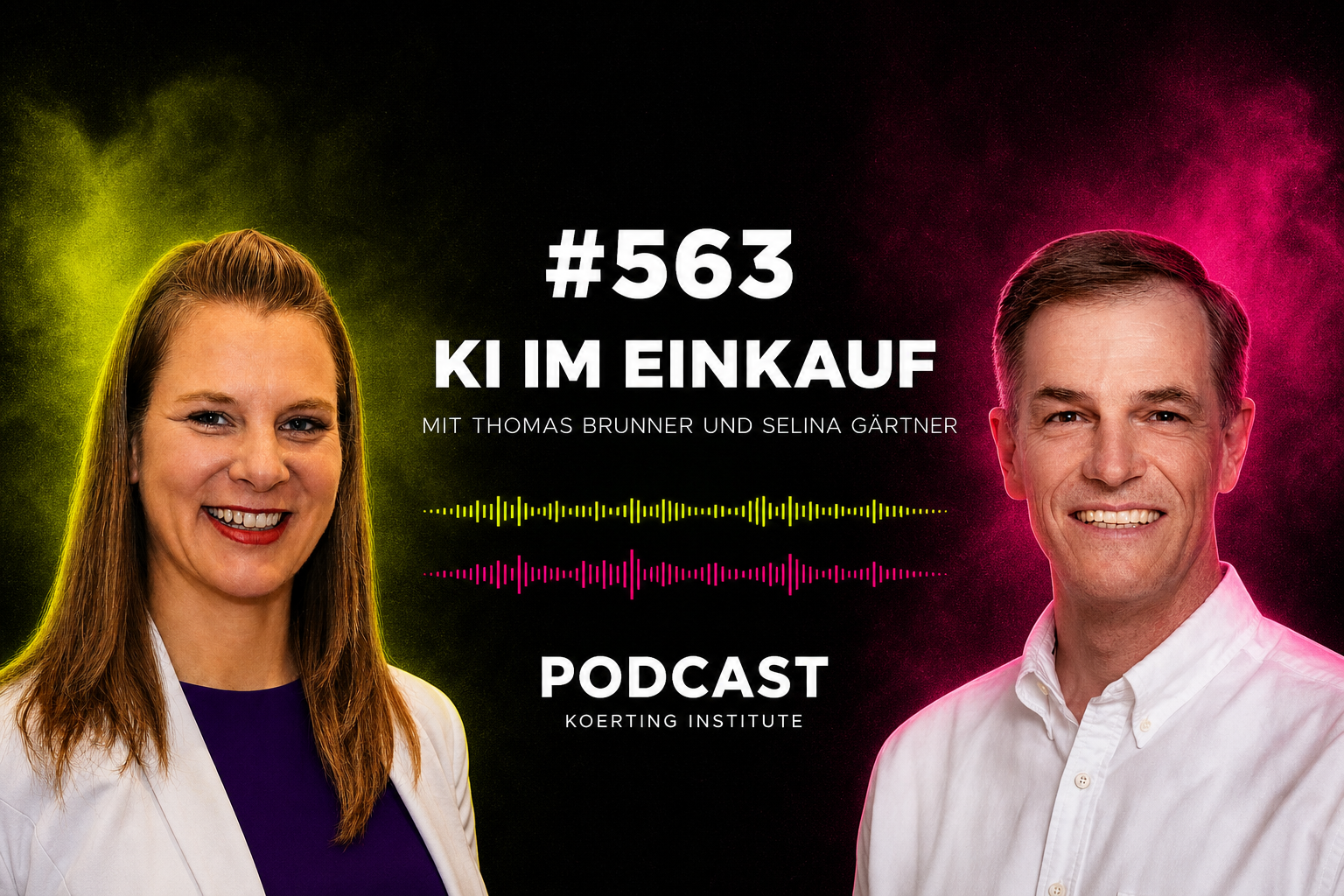 Folge 563: KI im Einkauf: Mit Thomas Brunner und Selina Gärtner
