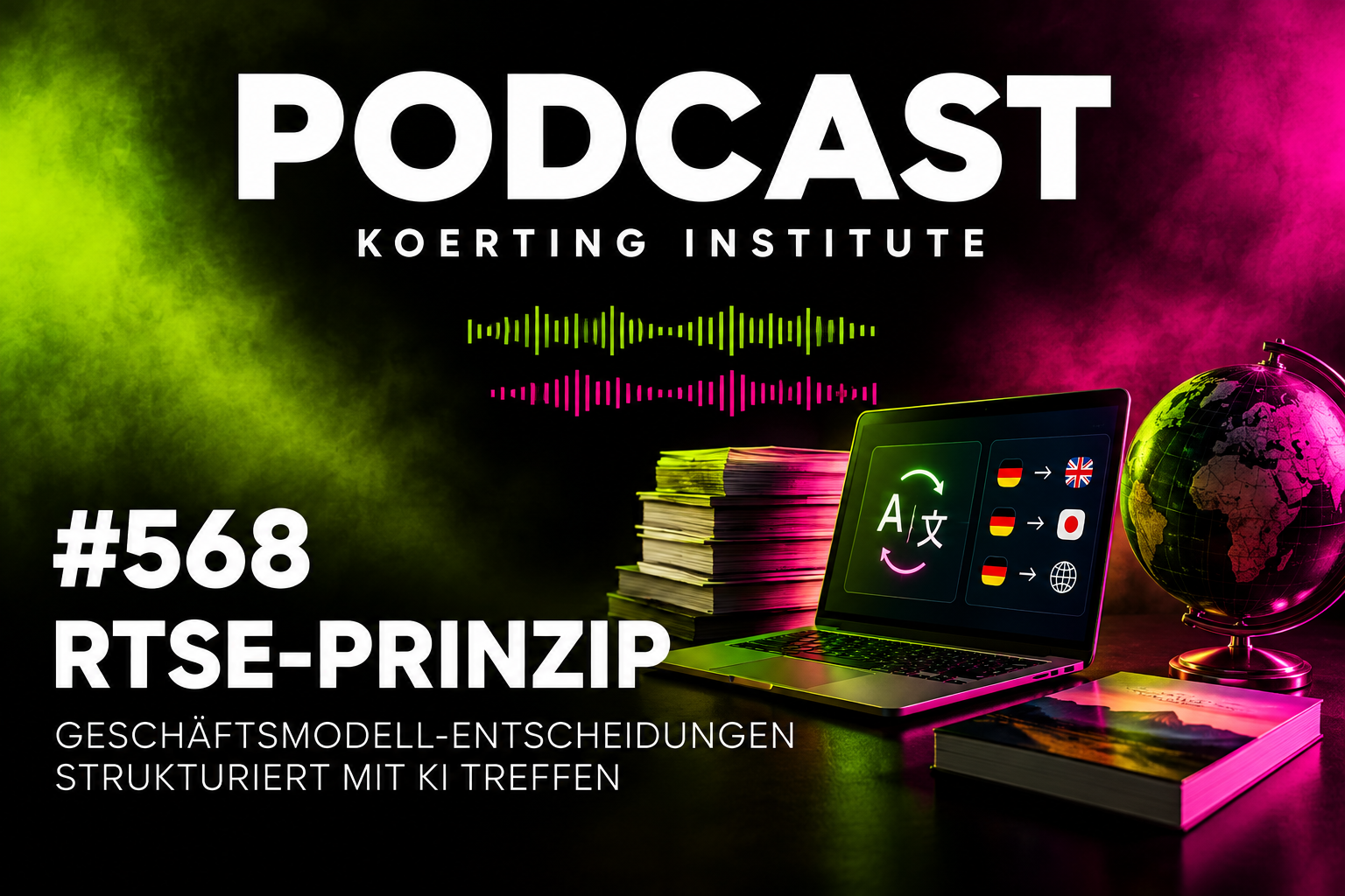 Folge 568: RTSE-Prinzip: Geschäftsmodell-Entscheidungen strukturiert mit KI treffen