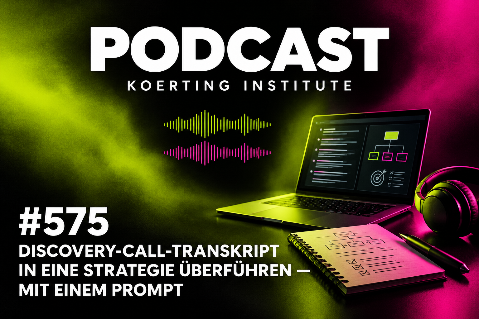 Folge 575: Discovery-Call-Transkript in eine Strategie überführen — mit einem Prompt